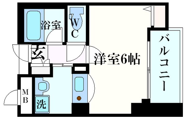 エステムプラザ梅田WESTの物件間取画像